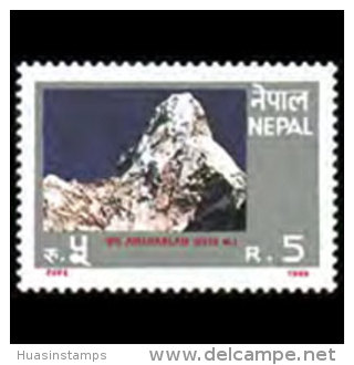 NEPAL 1989 - Scott# 477 Mt.Ama Dablam Set Of 1 MNH - Nepal