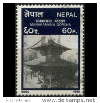 NEPAL 1990 - Scott# 479 Goddess Temple Set Of 1 Used - Nepal