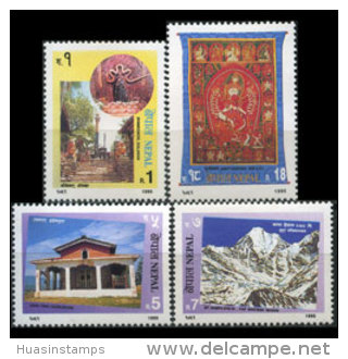 NEPAL 1995 - Scott# 574-7 Tourism Set Of 4 MNH - Nepal