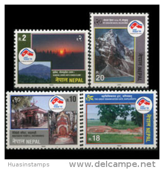 NEPAL 1998 - Scott# 625-8 Tourism Set Of 4 MNH - Nepal