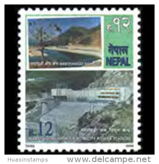 NEPAL 1998 - Scott# 645 Marsyangdi Dam Set Of 1 MNH - Nepal