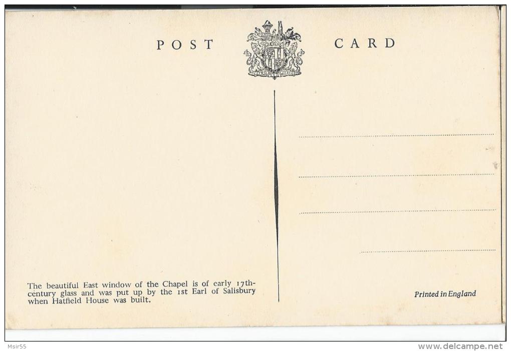CPA- Royaume Uni - Herefordshire - HATFIELD HOUSE  :  East Window Of The Chapel. - Herefordshire