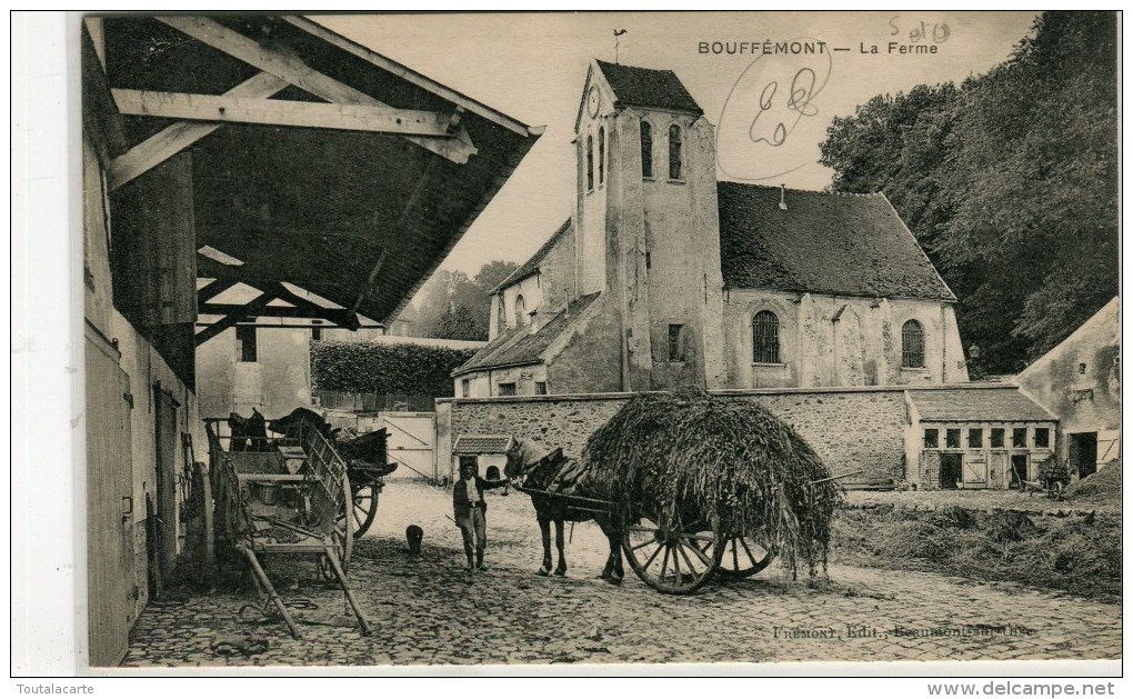 CPA 95 BOUFFEMONT LA FERME - Bouffémont