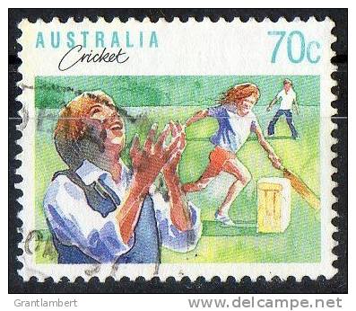 Australia 1989 Sports 70c Cricket Used  SG 1187 - Used Stamps