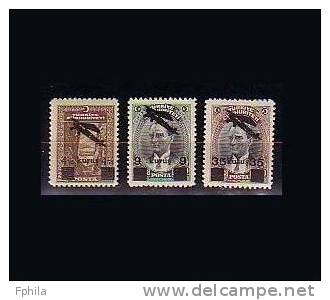 1941 TURKEY SURCHARGED AIRMAIL STAMPS MNH ** - Neufs