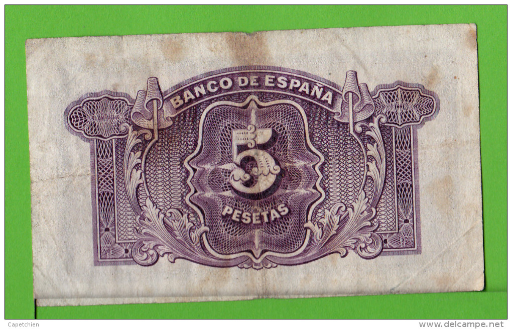 ESPAGNE / 5 Ptas / ETAT MEDIOCRE / = PETIT PRIX - 5 Pesetas