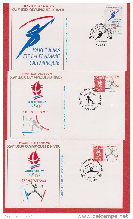 Lot De 11 Enveloppes  //  Premier Jour //  Jeux Olympiques  //  1991 - 1990-1999