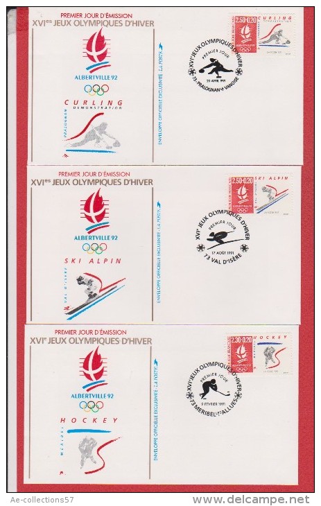 Lot De 11 Enveloppes  //  Premier Jour //  Jeux Olympiques  //  1991 - 1990-1999