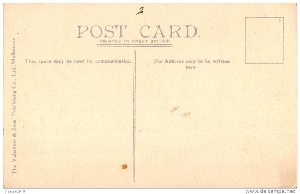 04761 "MOUNT LOFTY RANGES FROM NORTH TERRACE ADELAIDE - S. AUSTR. - AUSTRALIA" TRAMWAY. CART. POST. ORIG.  NON SPEDITA. - Adelaide