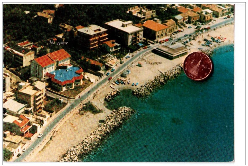 GALLICO MARINA REGGIO CALABRIA HOTEL FATA MORGANA ANNI 70 NON VIAGGIATA - Reggio Calabria