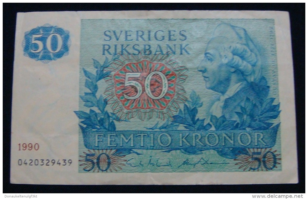SWEDEN 50 KRONOR 1990, VF++. - Sweden