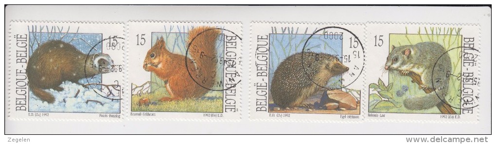 België Michel-kataloog 2529/2532  Rondstempels Antwerpen - Otros & Sin Clasificación