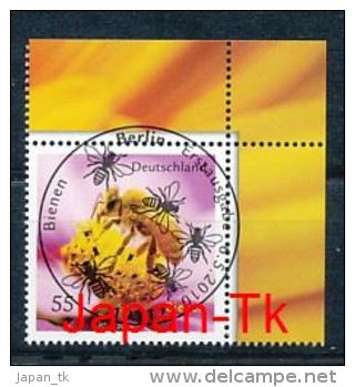 GERMANY Mi.Nr. 2798 Bienen - ESST Berlin - Eckrand Oben Rechts - Used - Gebraucht