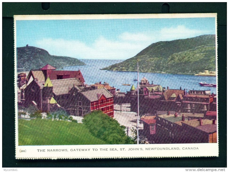 CANADA  -  St John's  The Narrows  Unused Vintage Lettercard - St. John's