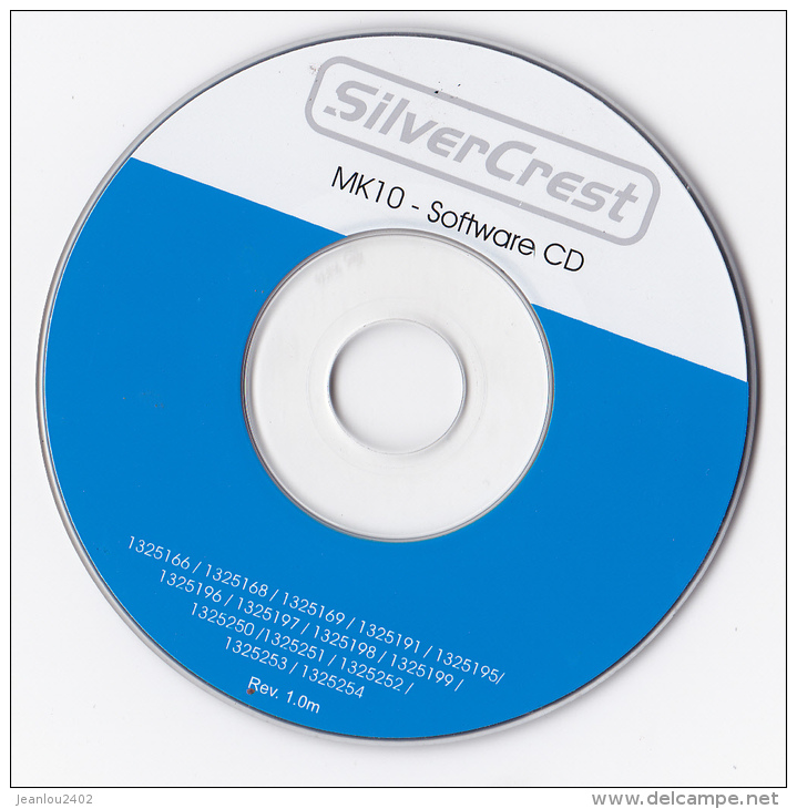 CD INSTALLATION "MK10-software CD" SILVERCREST - CD