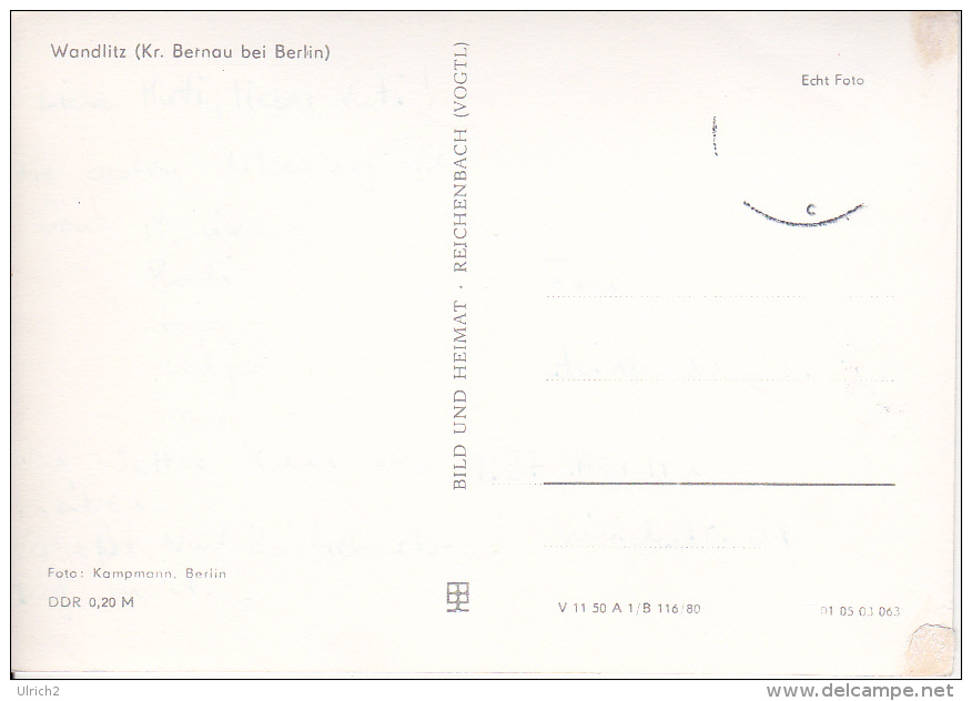 AK Wandlitz - Kr. Bernau - Mehrbildkarte (21317) - Wandlitz