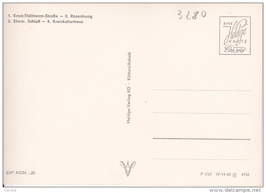 AK Bernburg - Saale - Mehrbildkarte (21320) - Bernburg (Saale)
