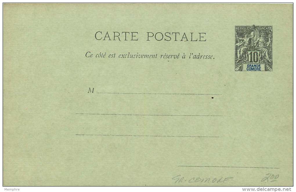 Entier Postal Carte Postale  Type Groupe 10 Cent Nor - Cartas & Documentos