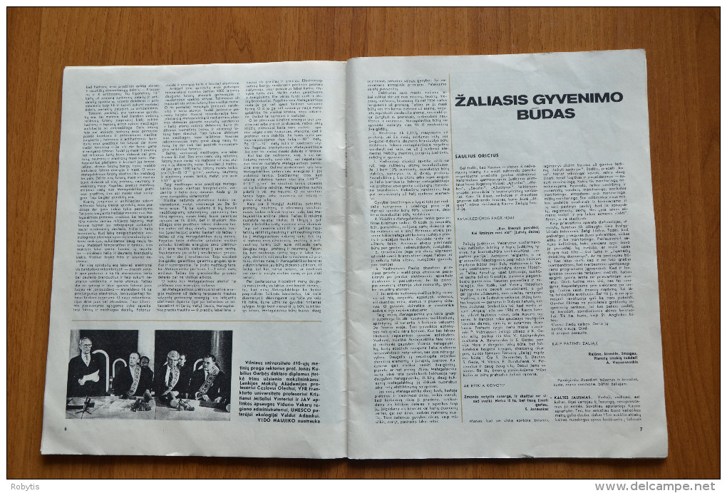 Lithuania Litauen Magazine Science And Life 1989 Nr.6 - Revues & Journaux