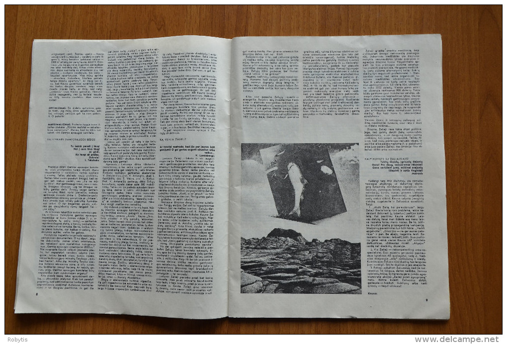 Lithuania Litauen Magazine Science and Life 1989 nr.6