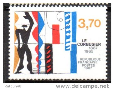 N° 2470- Neuf** - Le Corbusier - Autres & Non Classés