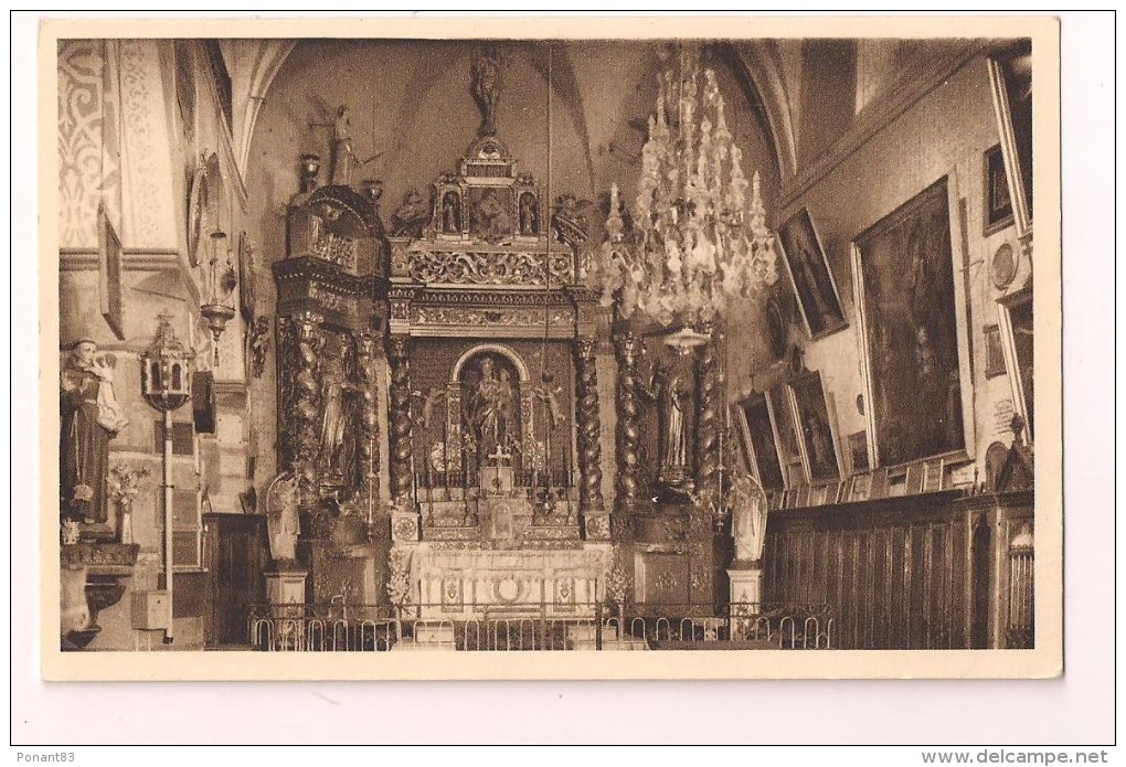 83 - BARGEMON: Chapelle Notre Dame E Montaigu - Nef Principale - Photo De Leyronnas, Draguignan - - Bargemon