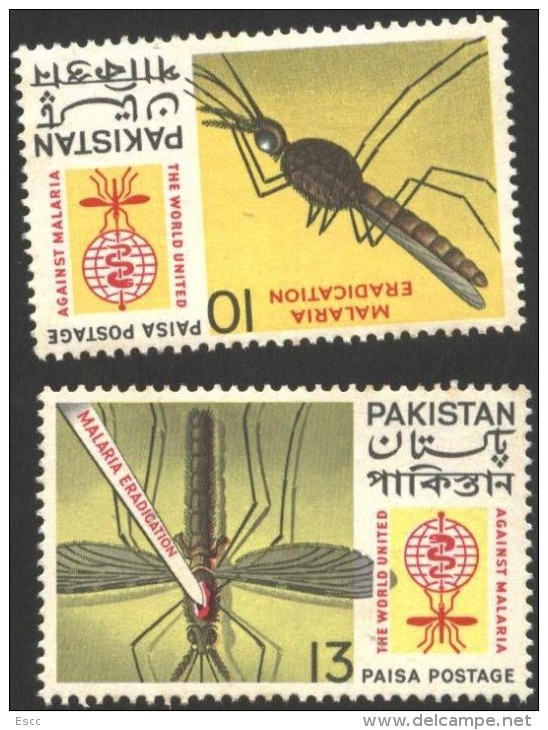 Mint Stamps Against Malaria 1962  From Pakistan - Pakistan