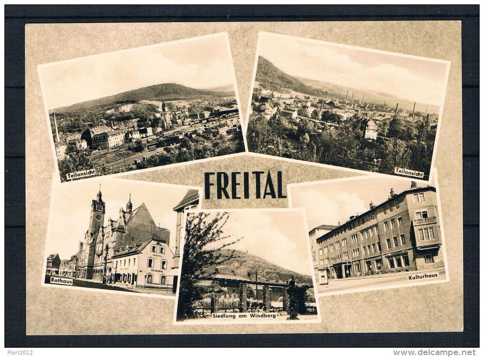 (D034) AK Freital - Mehrbildkarte - Freital