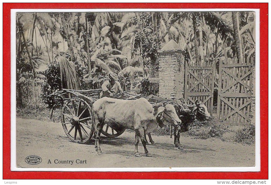 ASIE - INDES -- A COUNTRY Cart - Inde