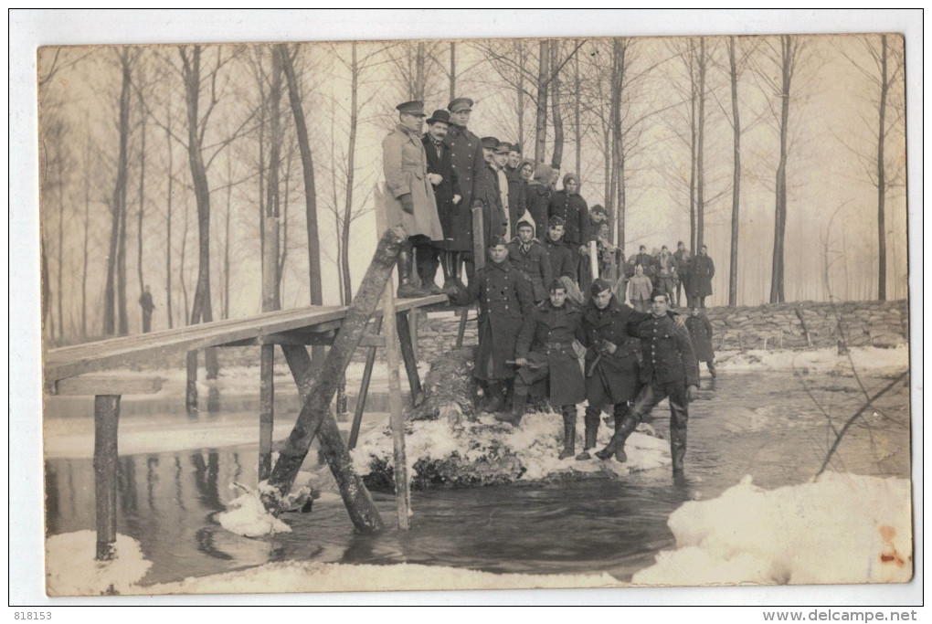 Hamme Overstroming 1928-29 Fotokaart - Hamme