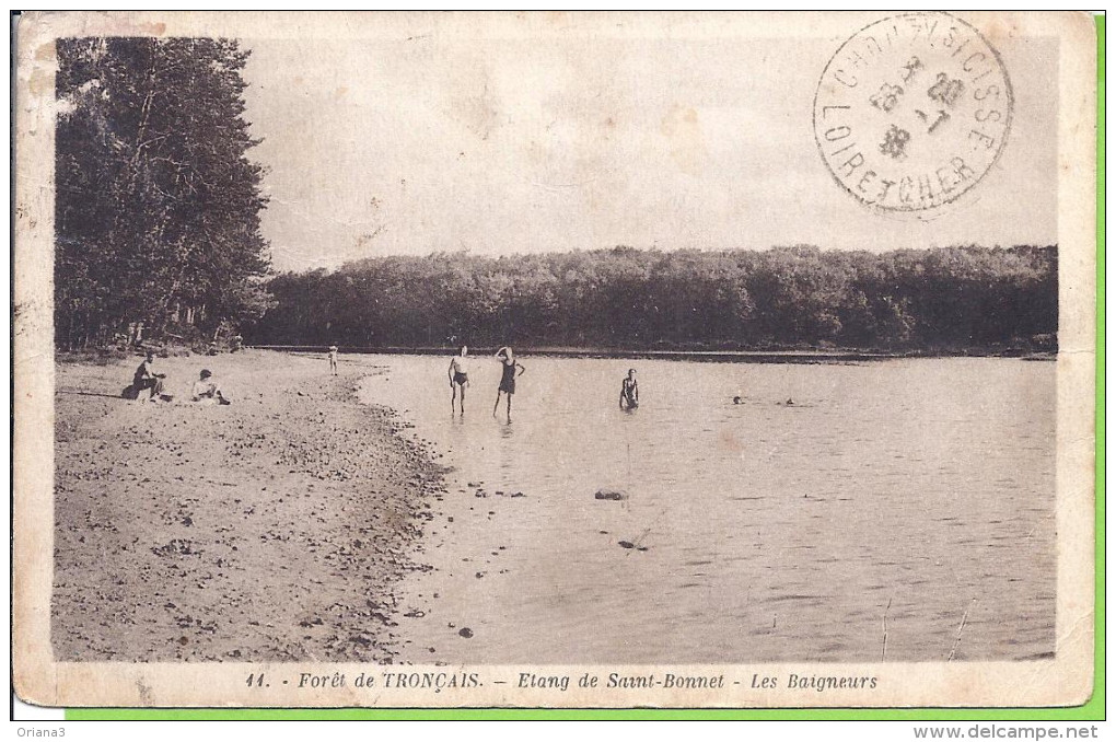 -- 03  -FORET DE TRONCAIS -- ETANG DE SAINT BONNET -- LES BAIGNEURS -- 1938 - Autres & Non Classés