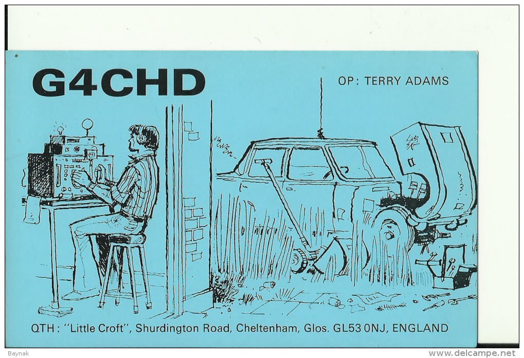 QSL CARD   --    ENGLAND - Sonstige & Ohne Zuordnung