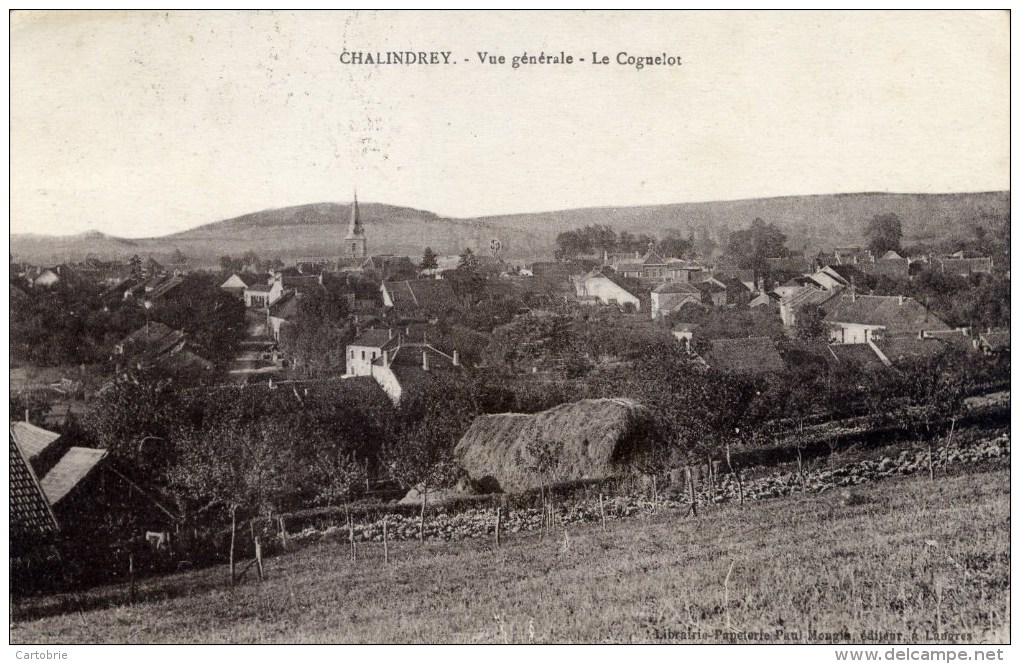 52 - CHALINDREY - Vue Générale - Le Cognelot - Chalindrey