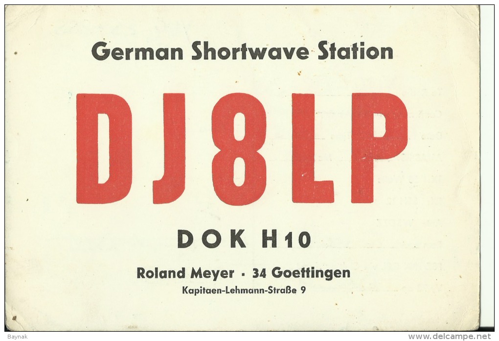 QSL CARD   --   DEUTSCHLAND - Sonstige & Ohne Zuordnung