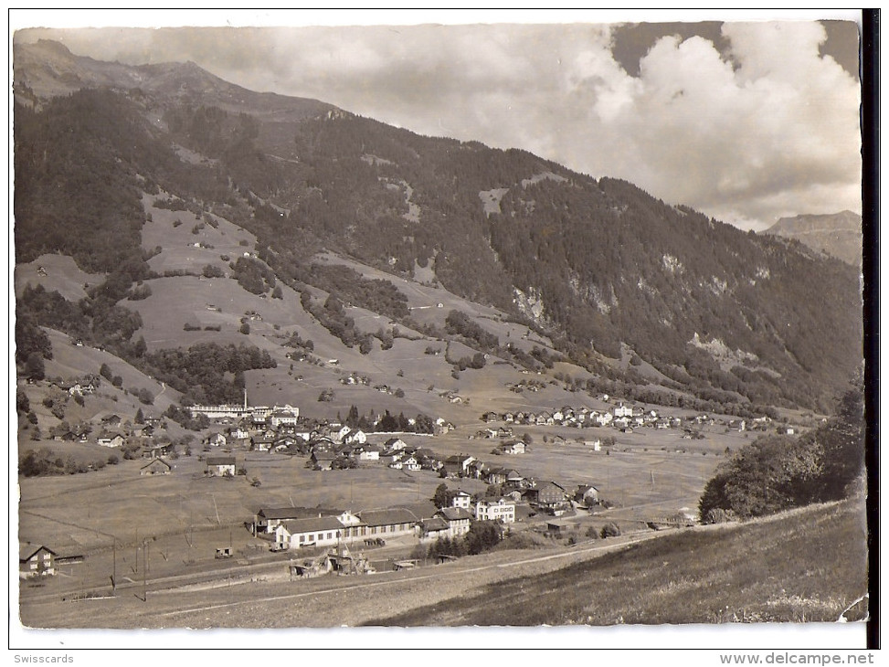 ENGI: Dorf Mit Bahnhof ~1965 - Engi