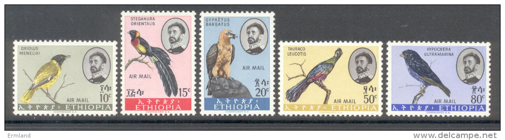 Äthiopien Ethiopia 1963 - Michel Nr. 459 - 463 ** - Ethiopie