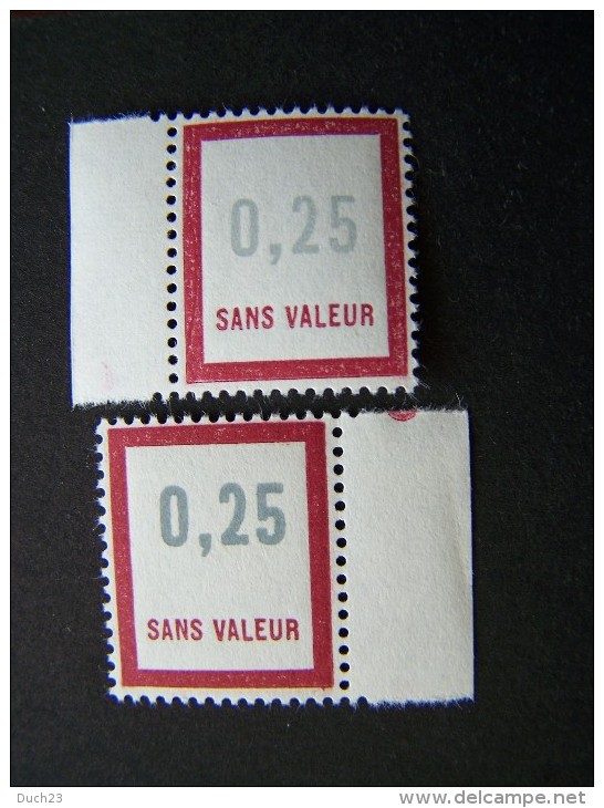 FRANCE FICTIFS NEUF ** SANS CHARNIERE MARIANNE DE DECARIS N°F145  (FICTIF F 145)  NUANCE DE COULEUR DU GRIS - 1960 Marianne (Decaris)