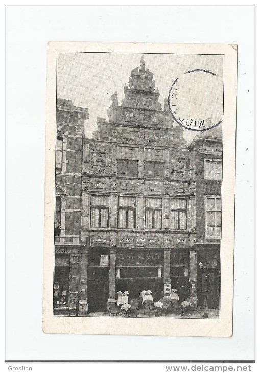 CAFE RESTAURANT DE GOUDEN ZON    F HESSLING  MIDDELBURG 1930 - Middelburg