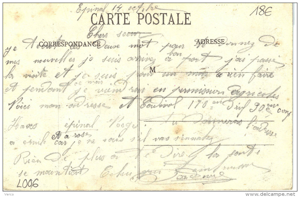 Carte Postale Ancienne De GOLBEY - Golbey