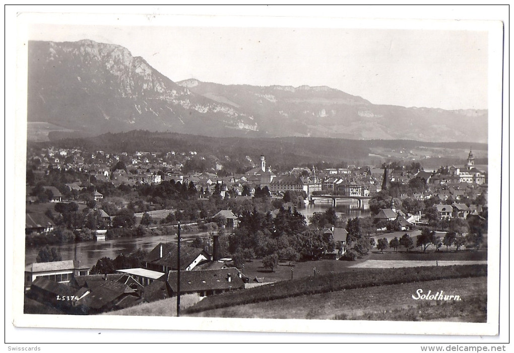 SOLOTHURN: Foto-AK 1933 - Autres & Non Classés