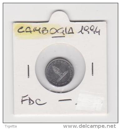 CAMBOGIA   50 RIELS  ANNO 1994  UNC - Cambodge