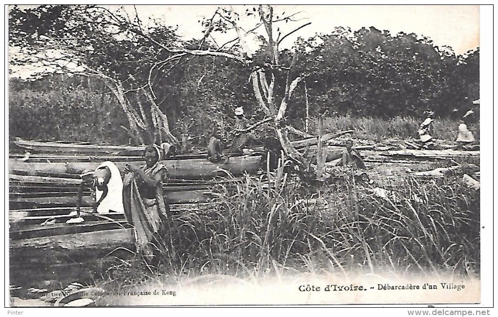 COTE D'IVOIRE - Débarcadère D'un Village - Ivory Coast