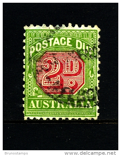 AUSTRALIA - 1933  POSTAGE  DUES  2d  CofA  WMK  PERF. 11  FINE USED  SG D107 - Postage Due