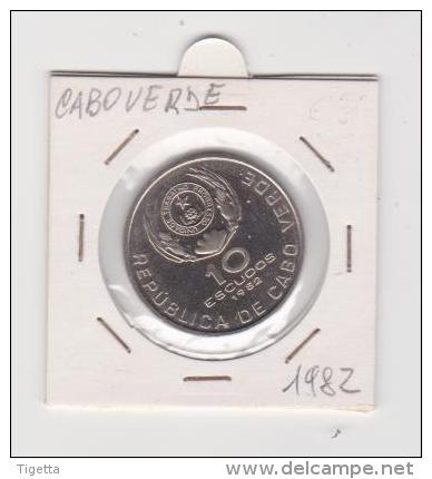 CAPO VERDE   10 ESCUDOS  ANNO 1982  UNC - Kaapverdische Eilanden