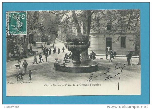 CPA 1372 - Place De La Grande Fontaine SALON 13 - Salon De Provence