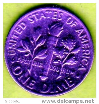 1972 Stati Uniti - 10 Cent. (Circolato) - 1946-...: Roosevelt