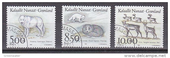 Greenland 1993 Polar Fauna 3v Used (27062) - Gebruikt