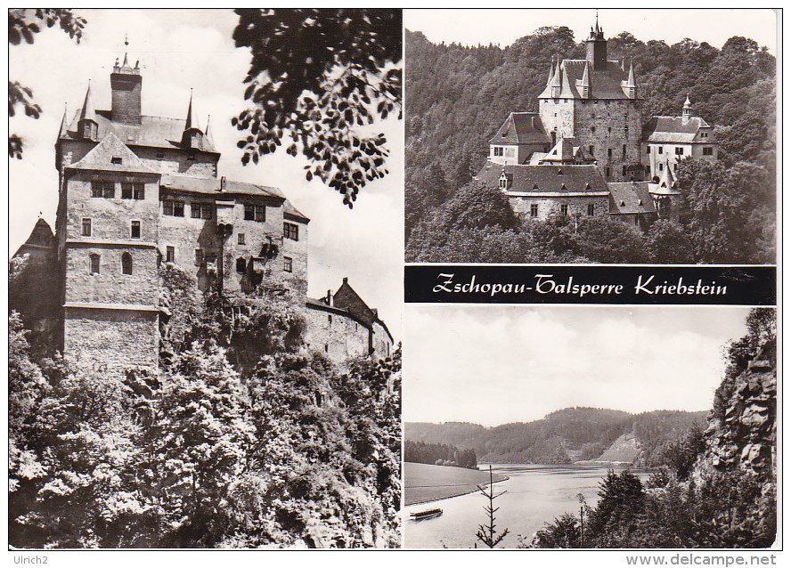 AK Zschopau - Talsperre Kriebstein - Mehrbildkarte - 1972 (21328) - Zschopau