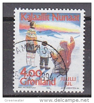 Greenland 1992 Christmas  1v Used (27062C) - Used Stamps
