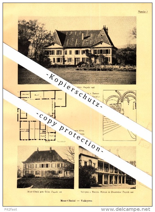 Photographien / Ansichten , 1933 , Valeyres-sous-Rances , Jura-Nord Vaudois , VD , Prospekt , Architektur , Fotos !!! - Rances